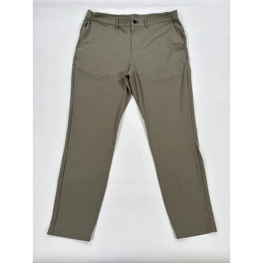Public Rec All Day Every Day Mens Pants 36x32 Tan Stretch 5 Pocket Nylon Stretch